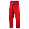JAGUAR PRO GEAR - Regular Karate Bottom Pants 8oz Light Weight for MMA Martial Arts Kids Adults Unisex (Red, 4) view 3