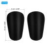PATIKIL Soccer Shin Guards, 4 Pcs Mini Shin Pads Calf Protective Gear Shin Guards 3.94 x 2.36 Inches for Adult Men & Women Soccer Players Equipment Athletes, Black view 2