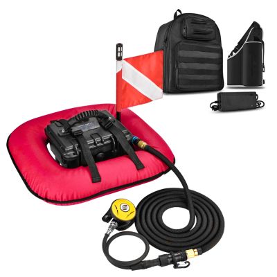 RuoShui Air Buddy Diving Systems, Portable Diving Ventilator (red)
