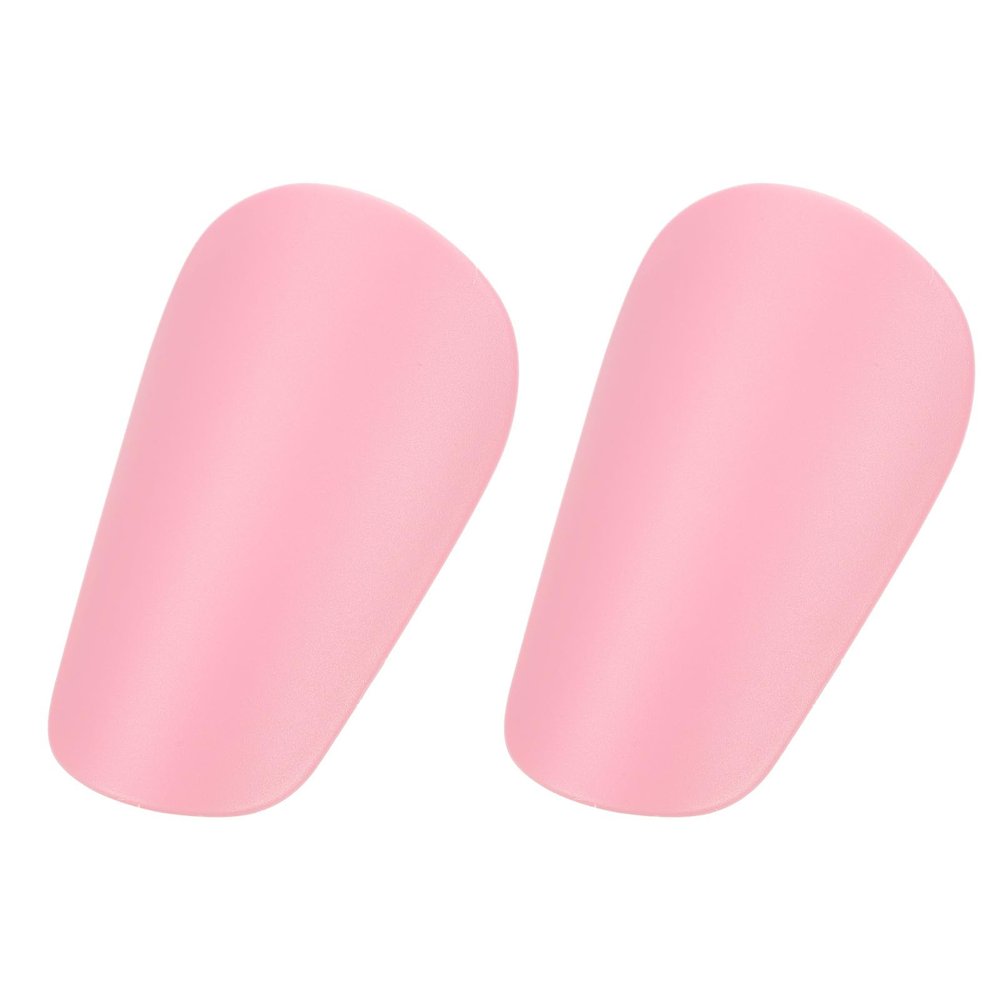 PATIKIL Soccer Shin Guards, 2 Pcs Mini Shin Pads Calf Protective Gear Shin Guards 3.23 x 2.17 Inches for Adult Men & Women Soccer Players Equipment Athletes, Pink