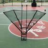 BTDGHY Basketball Rebounder, Shooting Machine, 180-Degree Rotatable, Portable, Black Steel view 4