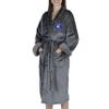 Northwest NHL New York Rangers Transfer Patch Silk Touch Bath Robe, Small/Medium, Charcoal Logo view 1