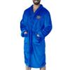 Northwest NBA New York Knicks Transfer Patch Silk Touch Bath Robe, Large/X-Large, Fast Track Royal Blue view 1
