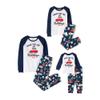The Children's Place Baby Adult Family Matching, Christmas Pajama Sets, Cotton, Blue Home for The Holidays view 1
