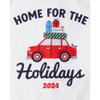 The Children's Place Baby Adult Family Matching, Christmas Pajama Sets, Cotton, Blue Home for The Holidays view 3