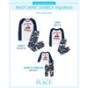 The Children's Place Baby Adult Family Matching, Christmas Pajama Sets, Cotton, Blue Home for The Holidays view 4