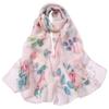 YOLAI Women Shawls And Wraps For Evening Dresses Like Chiffon Silk Scarf Formal Silky Pashmina Shawls (Pink, One Size) view 2
