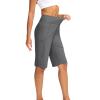 zcgoxvn Womens Summer Shorts with Pockets Tummy Control Yoga Pants Comfy Bermuda Shorts Casual Gym Shorts Soft Hiking Shorts view 4