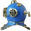 ANTIQUE AURA US Navy Mark V Marine Diver's Helmet-Replica Decor-Nautical Gift-Boatdecor., Blue view 3