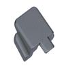 NDZ Performance Rear Slide Cover Plate for Sig P320 Series 9mm .40 .357 .45 ACP Laser Engraved Anodized Aluminum in Gray, Made in The USA - Deer Skull 1 view 2