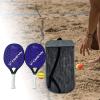 Aosekaa 1 Pair Beach Tennis Rackets with Bag Shock Absorption Beach Tennis Paddles for Child Beach Tennis Racquet for Park Outdoor, Blue view 4