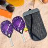 Aosekaa 1 Pair Beach Tennis Rackets with Bag Shock Absorption Beach Tennis Paddles for Child Beach Tennis Racquet for Park Outdoor, Purple view 3