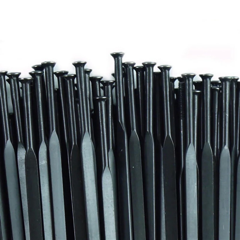 NGTING Fit for Bicycle Spokes with Nipples 12PCS Road Bike Straight Pull Spokes for Mavic AKSIUM Ksyrium Equipe CROSSRIDE Cosmic(Color:261mm)