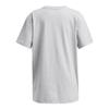 Under Armour Girls' Campus Oversized Short Sleeve T Shirt, (011) Mod Gray Light Heather / / White, Small view 2
