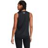 Under Armour Women's Velocity Solid Tank Top, (001) Black / / Metallic Silver, X-Small view 2
