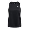 Under Armour Women's Velocity Solid Tank Top, (001) Black / / Metallic Silver, X-Small view 3