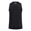Under Armour Women's Velocity Solid Tank Top, (001) Black / / Metallic Silver, X-Small view 4
