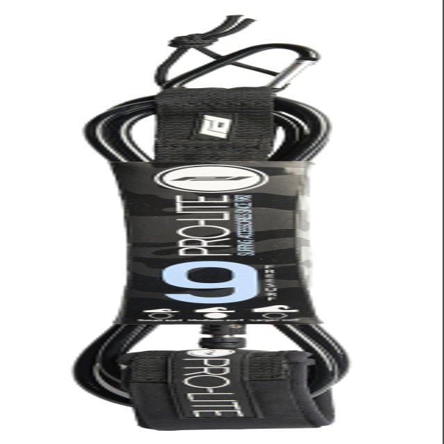 Pro-Lite Freesurf Series Surfboard Leashes (Black, 9'0)