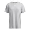 Under Armour Women's Campus Oversized Short Sleeve T Shirt, (011) Mod Gray Light Heather / / White, X-Small view 3