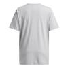 Under Armour Women's Campus Oversized Short Sleeve T Shirt, (011) Mod Gray Light Heather / / White, X-Small view 4