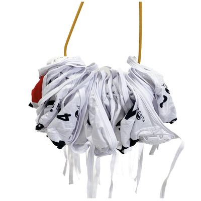 Turbo Standard Water Polo Cap Set with 3 Numbers (White) (Unisex)