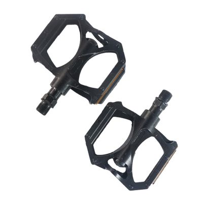 Balacoo 1 Pair Aluminum Alloy Pedal Mountain Pedal Platform Pedal Practical Pedal, 8X10CM, Black
