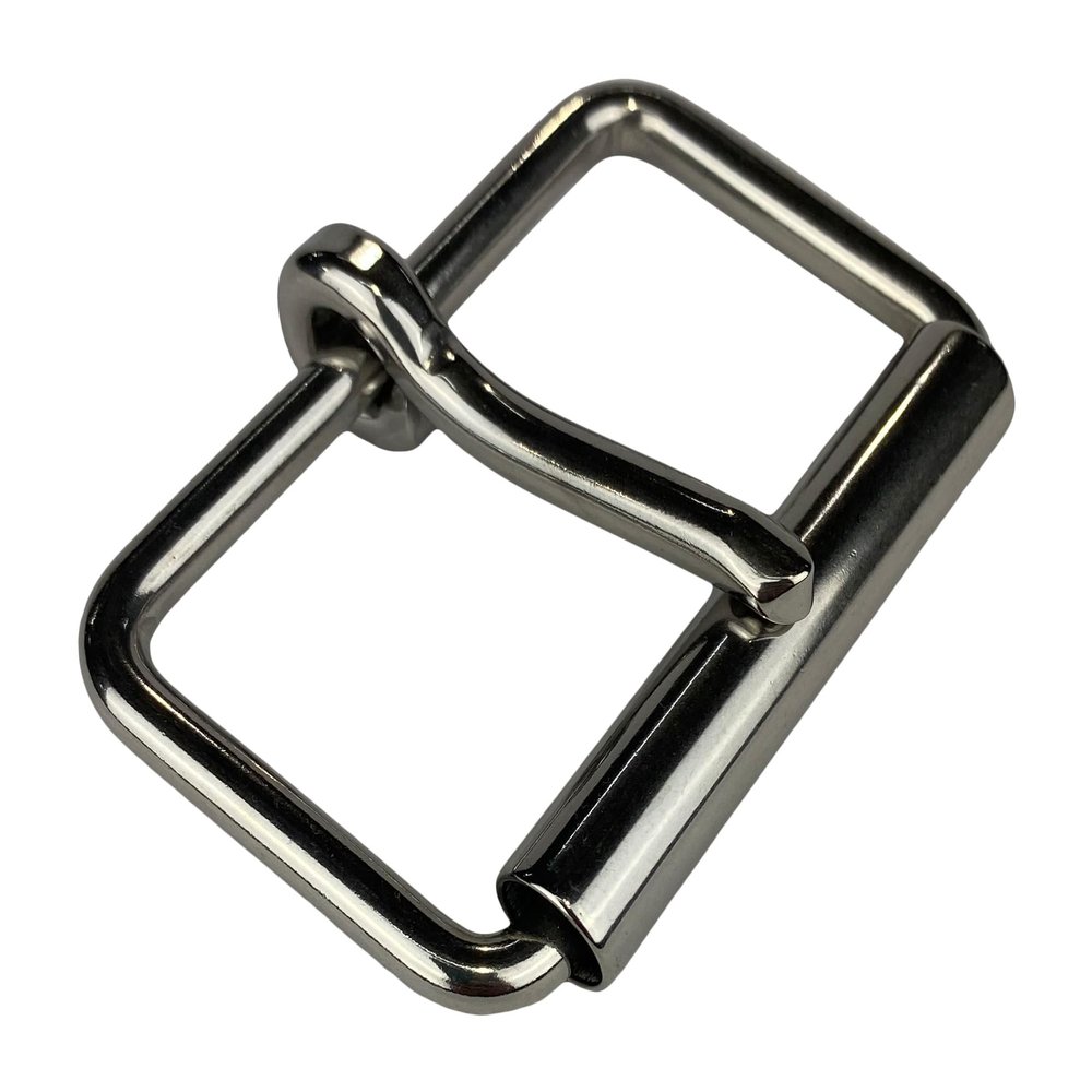Dominion Strength Training Roller Belt Buckle for Weightlifting & Powerlifting - Seamless Single Prong - Stainless Steel 4