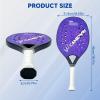 2X Beach Tennis Rackets Beach Tennis Paddles Nonslip Grip Beach Tennis Racquet with Storage Bag for Park Playground Courtyard, Blue view 3