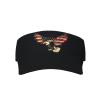 American Eagle Visors Sun Protection Hats for Men Women Patriotic Outdoor Sports Sun Visor Hats Eagle with USA Flag Adjustable Summer Cap view 1