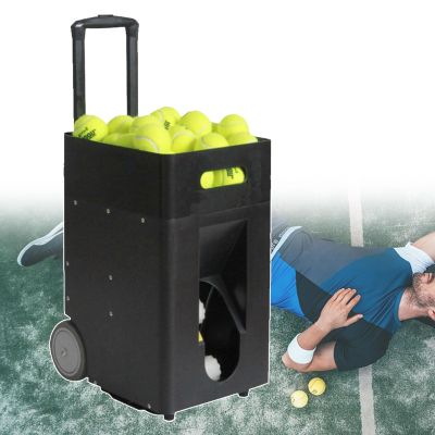 ddingsmafosee Portable Tennis Ball Machine,50-Ball Tennis Ball Machine,Adjustable 20-70 Elevation,Suitable for Beginners/Advanced/Youth Practice/Coach-Assisted Teaching,Simple to Use