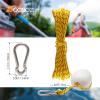 BocBoz Kayak Anchor Boat Anchor for Kayaks, Canoes, SUP Paddle Boards & Jet Skis, Folding Anchor with 40ft Anchor Tow Rope and Carrying Bag- 3.5 lb-Blue view 2