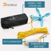 BocBoz Kayak Anchor Boat Anchor for Kayaks, Canoes, SUP Paddle Boards & Jet Skis, Folding Anchor with 40ft Anchor Tow Rope and Carrying Bag- 3.5 lb-Blue view 4