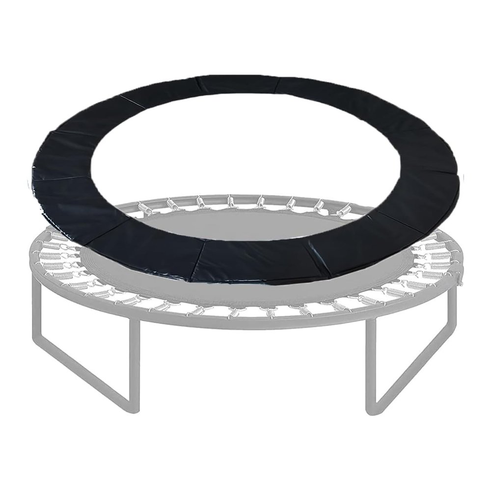SUOGROLI Replacement Outdoor Trampoline Safety Pad 6-16FT UV-Resistant Waterproof Pad Trampoline Accessories,14FT,Black