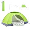 Camping Tent, 1 Person/2 Person Tent Lightweight Dome Tent Portable Backpacking Tent for Outdoor Camping Hiking(2 Person Orange) view 2