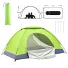 Camping Tent, 1 Person/2 Person Tent Lightweight Dome Tent Portable Backpacking Tent for Outdoor Camping Hiking(2 Person Orange) view 4