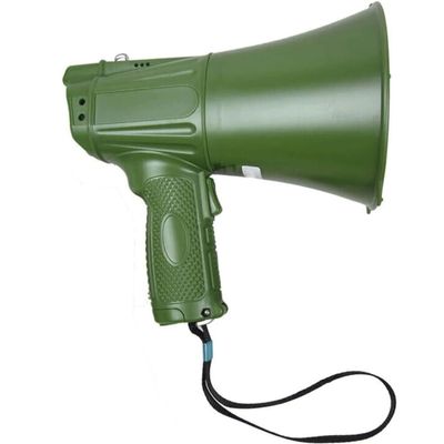 KYUSAR Handheld Megaphones Bullhorn Bullhorn Hand Megaphone Portable Bullhorn Speaker with Adjustable Volume Control Megaphones Lightweight Outdoor Megaphone Speaker, Green
