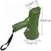 KYUSAR Handheld Megaphones Bullhorn Bullhorn Hand Megaphone Portable Bullhorn Speaker with Adjustable Volume Control Megaphones Lightweight Outdoor Megaphone Speaker, Green view 2