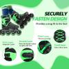 SUPER YOUNGSTER Adjustable Inline Skates for Boys Girls Ages 4-12 with Light Up Wheels, Roller Skates Blades for Youth Kids Indoor & Outdoor Beginners view 4