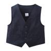 Boarnseorl Baby Boys Gentleman Outfits Pants Sets, Infant Long Sleeve Shirt + Pants + Bow Tie + Suspenders+Vest,2-3Y view 3