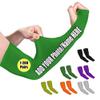 TUSANEII Custom Arm Sleeves Personalized UV Sun Protection Compression Arm Sleeves, Customized Any Number, Name, Logo Cooling Sleeve Gifts for Men Women, ForestGreen view 1