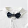 Boarnseorl Baby Boys Gentleman Outfits Pants Sets,Infant Shirt + Pants + Bow Tie + Vest,12-18M view 3