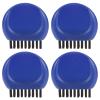 PATIKIL Pocket Golf Club Groove Brush, 4 Pack Mini Golf Club Groove Cleaner for Cleaning Golf Heads Golf Ball Shoes, Blue view 1
