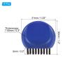 PATIKIL Pocket Golf Club Groove Brush, 4 Pack Mini Golf Club Groove Cleaner for Cleaning Golf Heads Golf Ball Shoes, Blue view 2