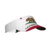 California Visors Sun Protection Hats for Men Women American State California Flag Hat Outdoor Patriotic Sun Visor Hats Adjustable Summer Sports Cap view 2