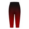 NineFit Basics Capri Yoga Pants for Women 2024 Trendy Summer Casual Track Cuff Sweatpants Comfy Jogger for Workout Running Hiking Wine, Medium view 3