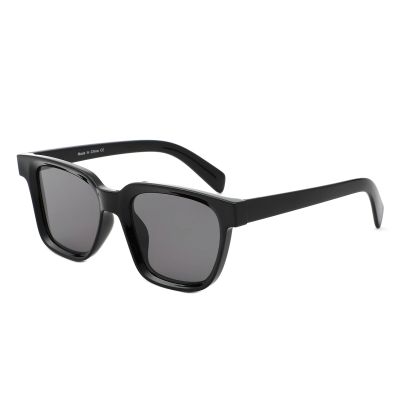 Square Sunglasses for Men Women Fashion Vintage Oversized Sun Glasses Trendy Classic Leopard Shades N45 (black)