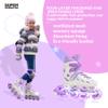 SUPER YOUNGSTER Adjustable Inline Skates for Boys Girls Ages 4-12 with Light Up Wheels, Roller Skates Blades for Youth Kids Indoor & Outdoor Beginners view 2