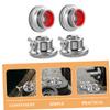 BCOATH 4pcs Self-Locking Nut Kit Cast Iron Lock Nuts for Barbell Dumbbell Bar view 2