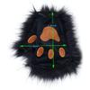 Pastoralist Cat Paw Gloves, 1 Pair Half Finger Therian Paws Gloves, Furry Paws Gloves for Kids Adults Hallowen Cosplay(Black), Standard view 2