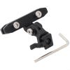 CookiBlend Saddle Light Mount, Aluminum Alloy Bike Headlight Saddle Rail Mount Tail Light Saddle Seat Bow Mount Holder Saddle Tail Light Mount, as picture show view 1